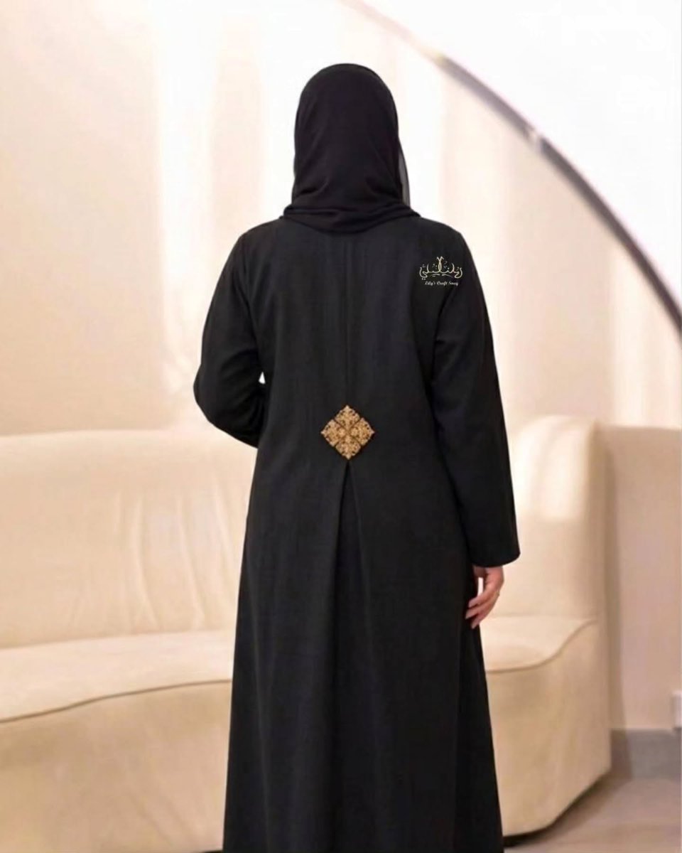 jacintohawne's tweet photo. Classic tailoring meets modern modesty. A chic blazer collar, statement buttons, and delicate embroidered back detail make this abaya perfect from office meetings to evening gatherings. Would you wear it for work, brunch, or a night out? DM to order. https://t.co/i58V2efqfx