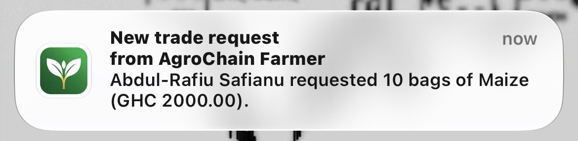 EnzoraGroup's tweet photo. Currently testing AgroChain Farmer App
Realtime Notifications 🔔 
Trade requests ✅ 
Funds released ✅ 
$ENZ earned ✅ https://t.co/3fyvg8c0Z9