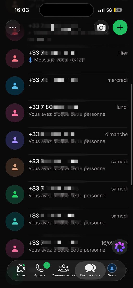 Knz_ab's tweet photo. 11/Il me contacte avec des dizaines de numéros différents et crée sans cesse de nouveaux comptes. Il contacte aussi les organismes et les personnes qui m’aident, se fait passer pour moi et essaie de détruire tout le peu que j’ai réussi à reconstruire. https://t.co/EJOWCiBJya