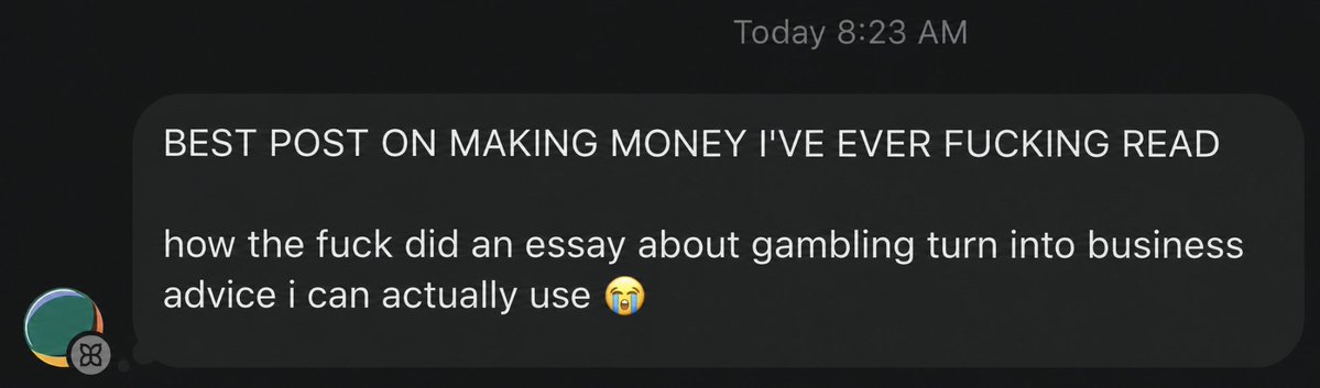 Daywrotethis's tweet photo. Gamblers know money better than your financial advisor. https://t.co/FH7N1YkOXk