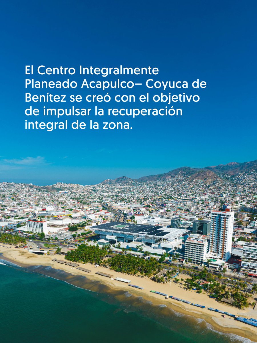 FonaturMX's tweet photo. A partir de la declaratoria de Acapulco como Centro Integralmente Planeado, desde el Fonatur recuperamos y rehabilitamos la infraestructura turística, realizamos la limpieza de playas y realizamos mantenimiento rutinario para devolverle su belleza al puerto y la llegada de turistas lo confirma. 🌊🏝️

#AcapulcoSeTransformaContigo