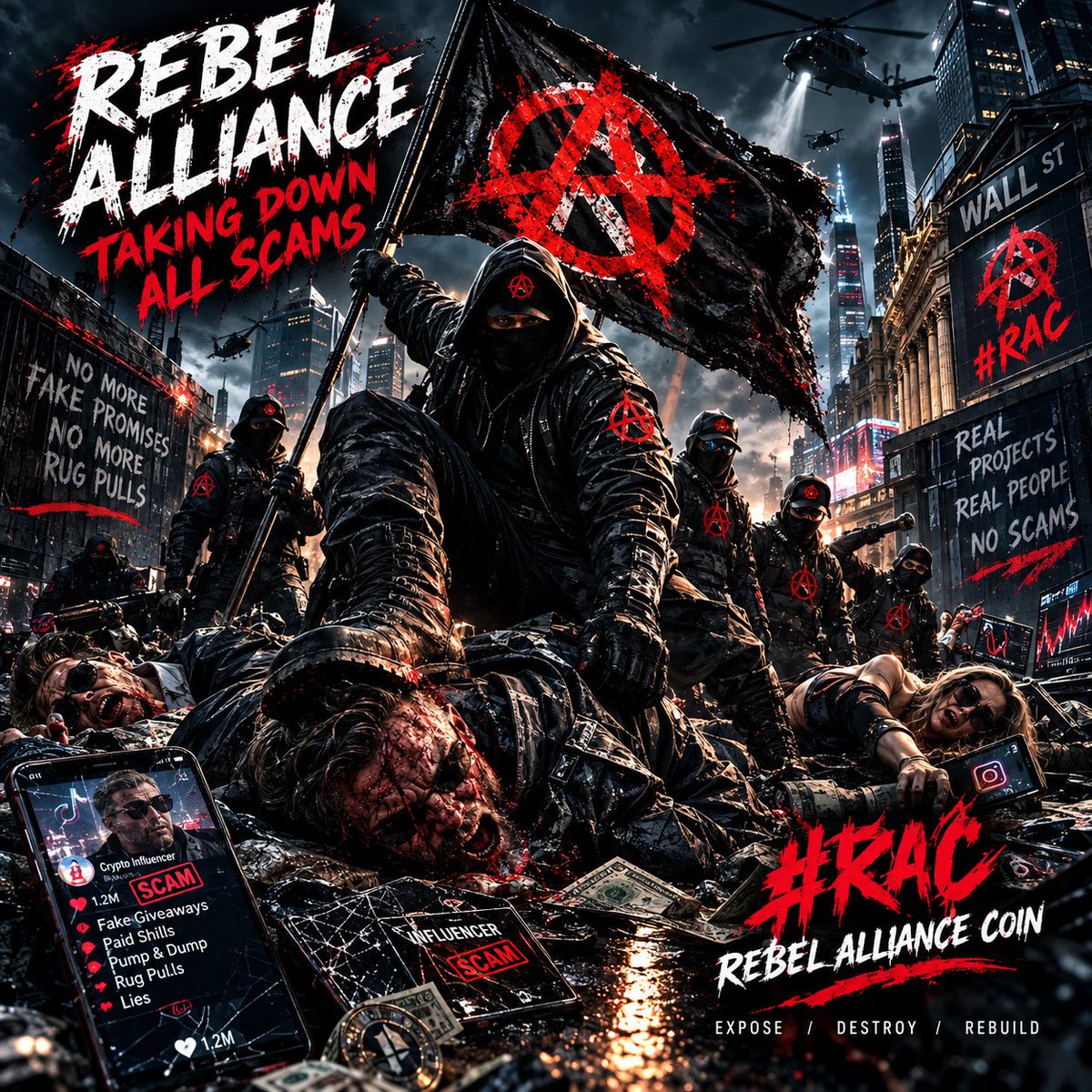 KCobainio's tweet photo. @X_Alliance_X 

They built the scams. We’re here to expose them. ⚔️

No fake promises. No paid shills. No rug pulls.

REBELLION HAS BEGUN.
#RAC #RebelAlliance #Crypto

4UXXSw9HHDzEUgXTLxz1XR4PCY1dYExiikc2XK33pump https://t.co/ldUhNcGeM1