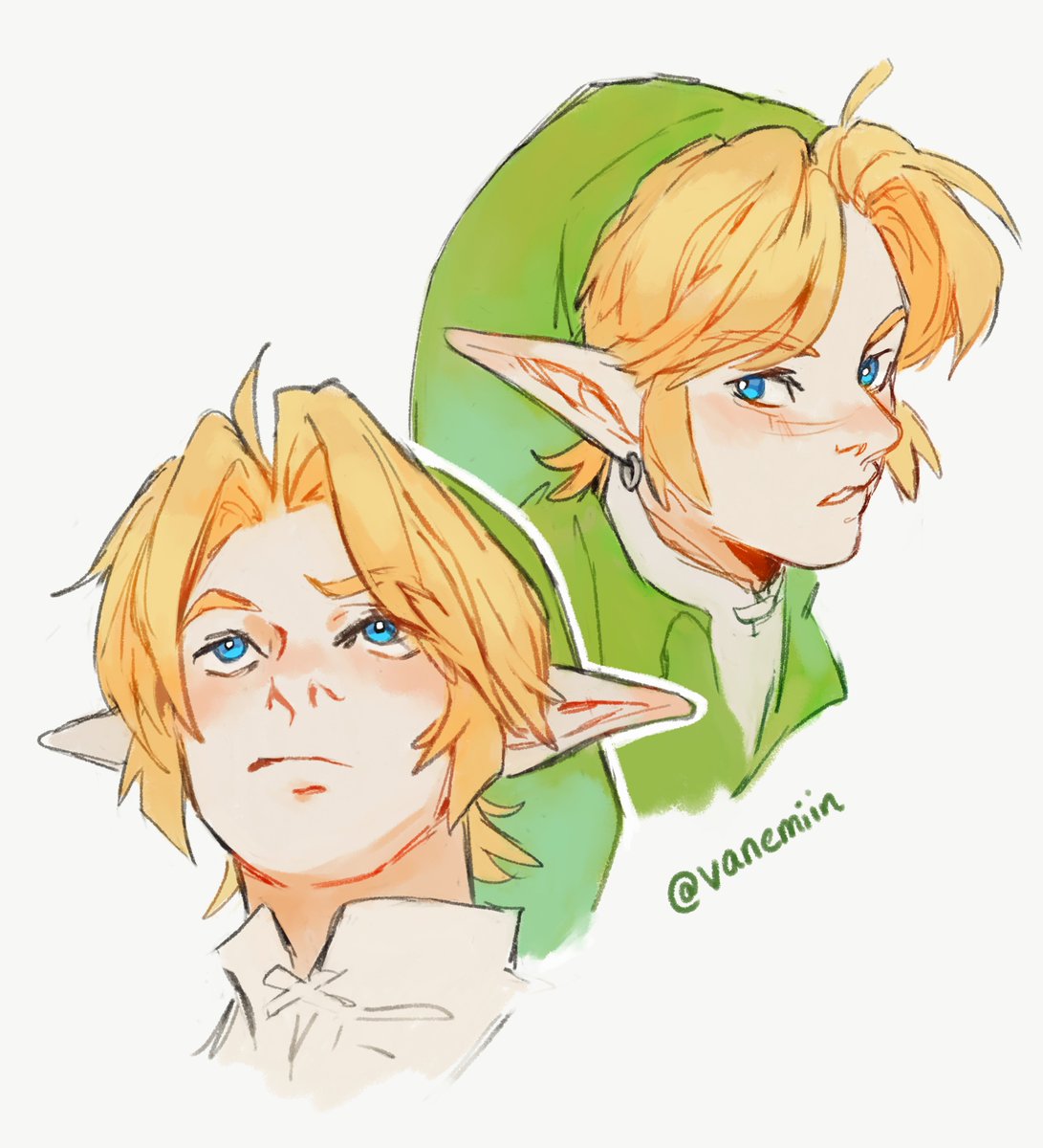 vanemiin's tweet photo. Nothing to smile about in his life. 

I realized I almost never draw him as an adult u.u #loz #oot #ocarinaoftime https://t.co/mrBxatChPI