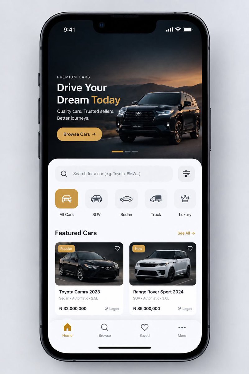 utono_jr's tweet photo. Day 8. Today i used mainly ai generated images 
#ui #ux #uiux #uidesign #carsellingapp #productdesign https://t.co/DMfDXOIruS