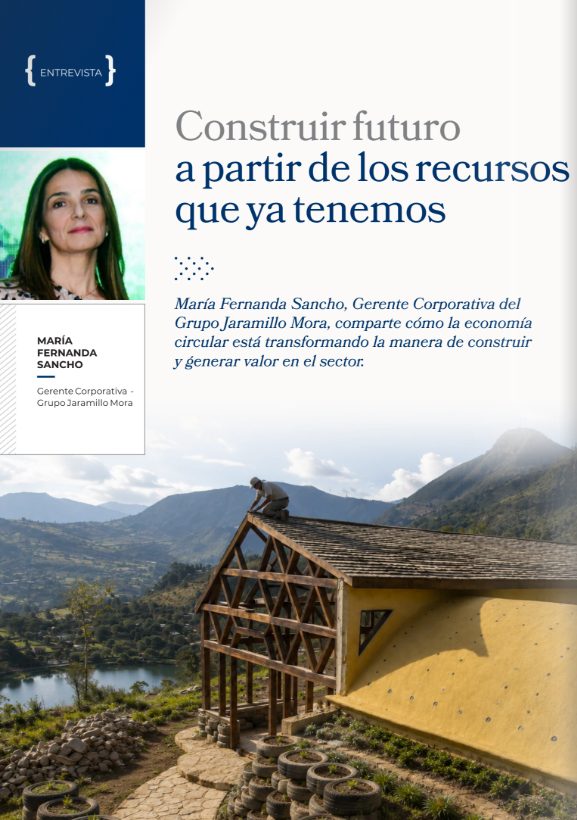 CECODES's tweet photo. En SOSTENIBLEMENTE 40 conversamos con María Fernanda Sancho, Gerente Corporativa de nuestra empresa asociada @JaramilloMoraSA. Allí dialogó sobre cómo la economía circular ha transformado el sector de la construcción generando valor.  

Los invitamos a leer la entrevista completa y a descubrir todos los contenidos de la edición 40 de SOSTENIBLEMENTE por medio del enlace:
https://t.co/1HrzzZpCpx