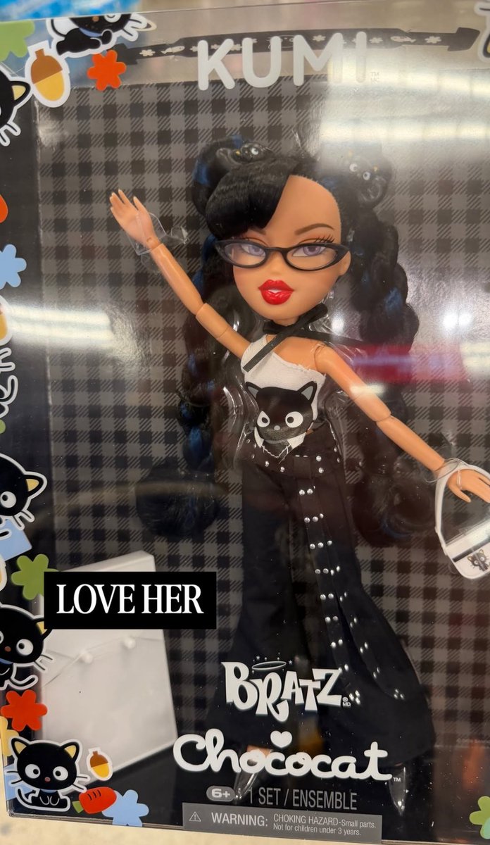 SeeingMount's tweet photo. Bratz Sanrio Chococat Kumi found by dollzworldz https://t.co/80q4KLu668