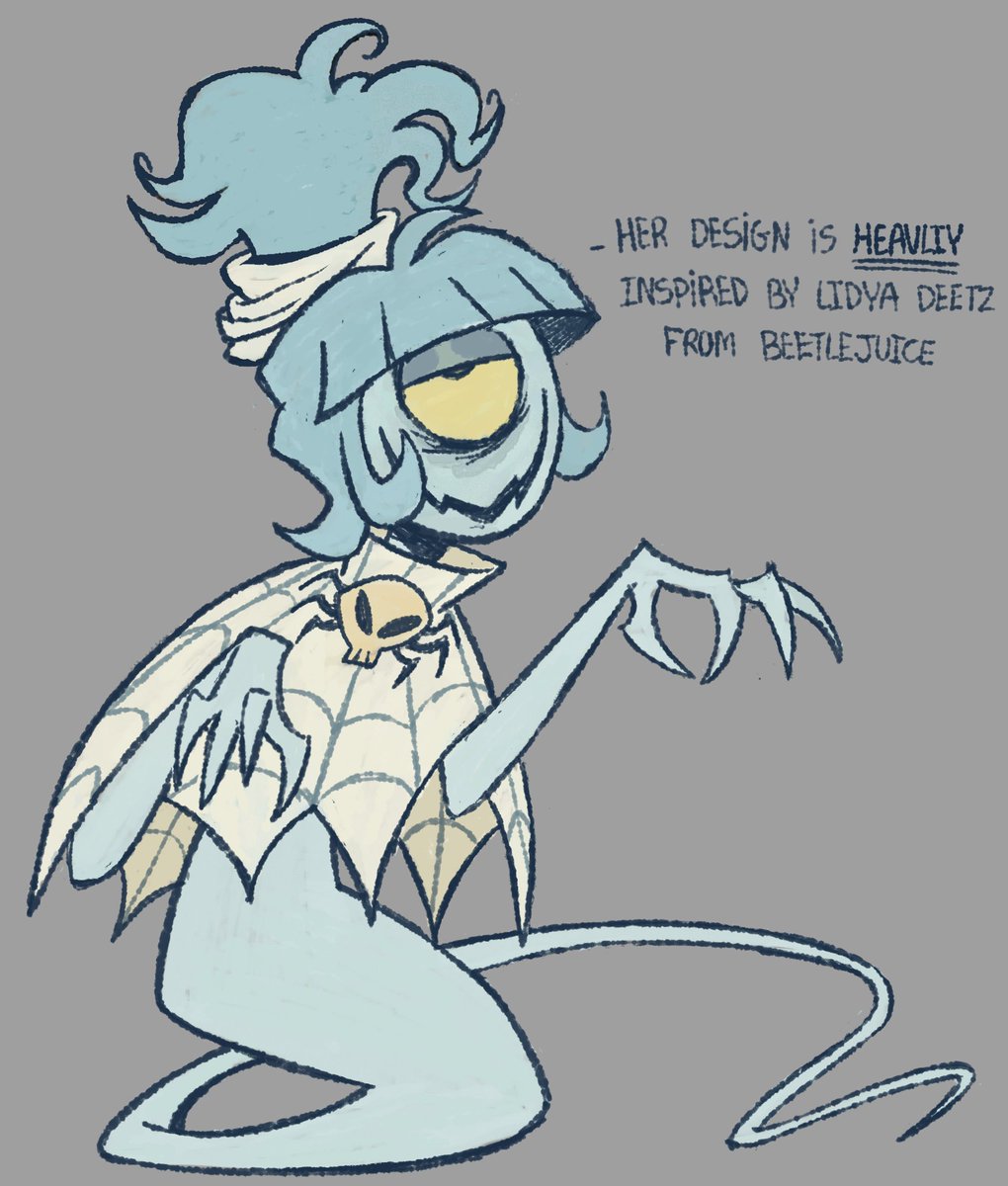 BrokenPhone771's tweet photo. Reposting my Connie design because Halloween soon https://t.co/e1muiWGLrf