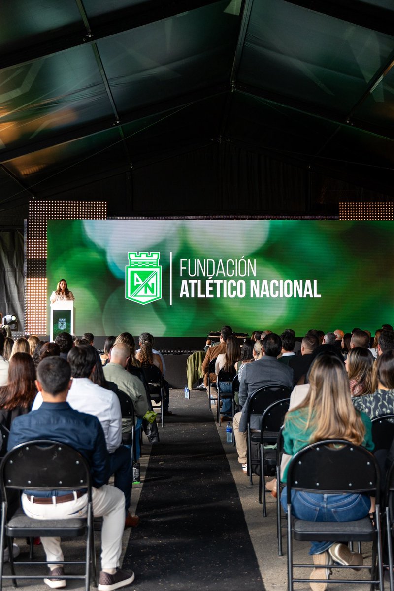 nacionaloficial's tweet photo. Con orgullo presentamos hoy, en nuestra sede, la Fundación Atlético Nacional, un proyecto creado con el corazón para brindar oportunidades a niños y jóvenes por medio del deporte, la educación y el acompañamiento permanente. https://t.co/nCUwgpQlqC