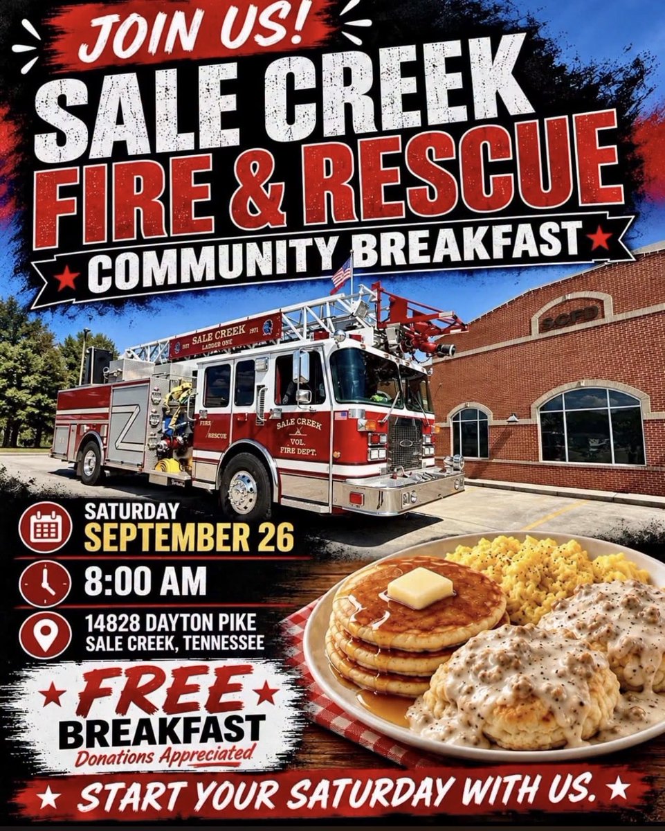 tnvolgregmartin's tweet photo. Good place to have Saturday breakfast. Great food. Even better people. 

#salecreek
#CommunityStrong https://t.co/ZOkkKNZLbR
