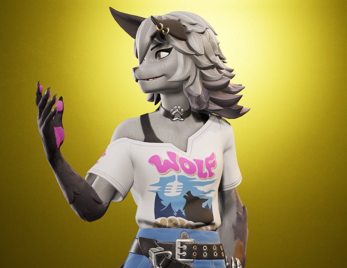 TrulyWolfie_FN's tweet photo. Just some random vibes today ~💛~ (1/2)
#wolfie #fortnite #fortography #fortographystudio #furry https://t.co/D9lFCHXTyQ
