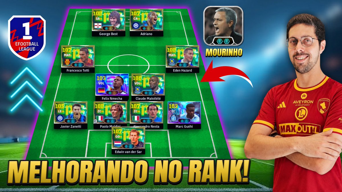 lemefcstreaming's tweet photo. SUBINDO no RANK da LIGA EFOOTBALL 2027!! (AO VIVO!) https://t.co/WGijoUZJtT via @YouTube 

#efootball https://t.co/qprR5LJvAg
