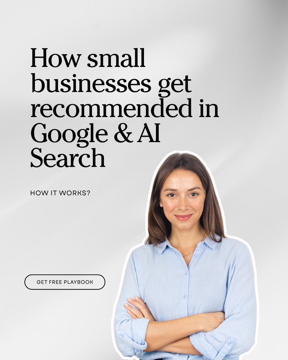 ckandjones's tweet photo. Struggling to get found on Google, and now Al search is changing the game too?
You're not alone.
I've put together a free playbook that breaks down exactly how search works right now, and the actions you can take in the next 7 days to start showing up! Comment ‘Playbook’! https://t.co/ppmmibl74L