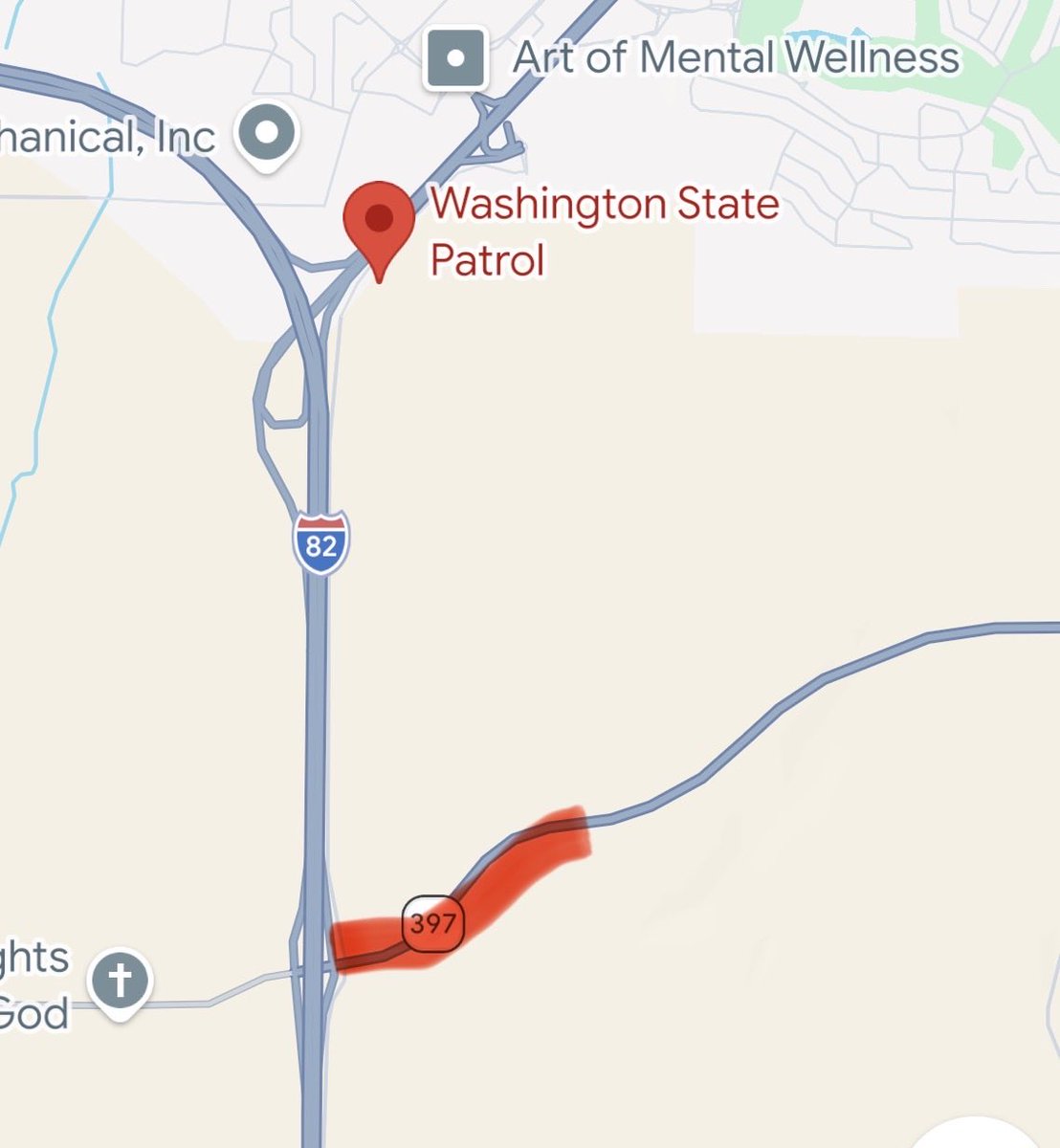wspd3pio's tweet photo. 🚨Traffic Alert: We are on scene of multiple blocking collisions on SR397 mp4 to I82. Strong winds have caused a dust storm with severely low visibility. Please avoid the area and use a detour. #Kennewick #Richland #Pasco #Duststorm #SR397 https://t.co/L6is2niQ3S