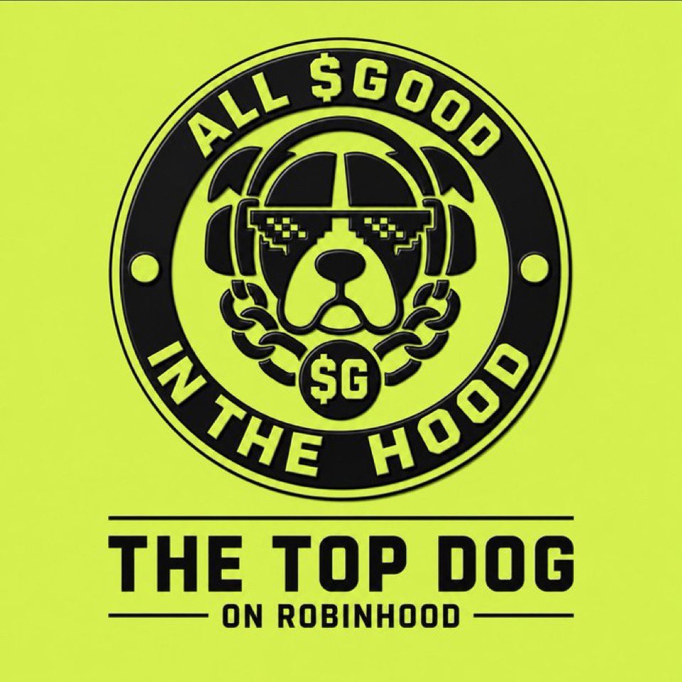 PePonTom's tweet photo. @PronkOnHood The $GOOD est dog on @RobinhoodApp https://t.co/3abAWQDiNn