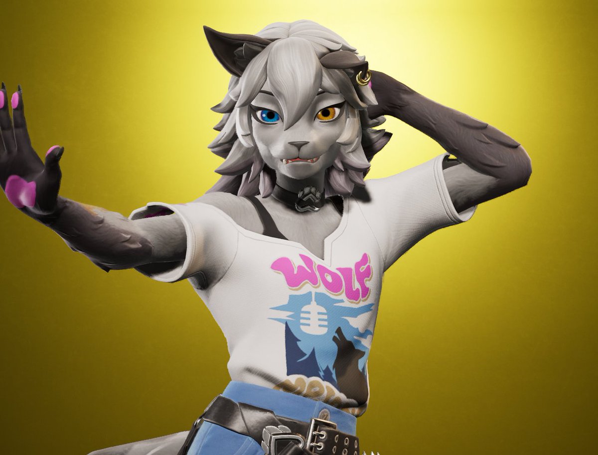 TrulyWolfie_FN's tweet photo. Just some random vibes today ~💛~ (2/2)
#wolfie #fortnite #fortography #fortographystudio #furry https://t.co/nUjMF5gptL