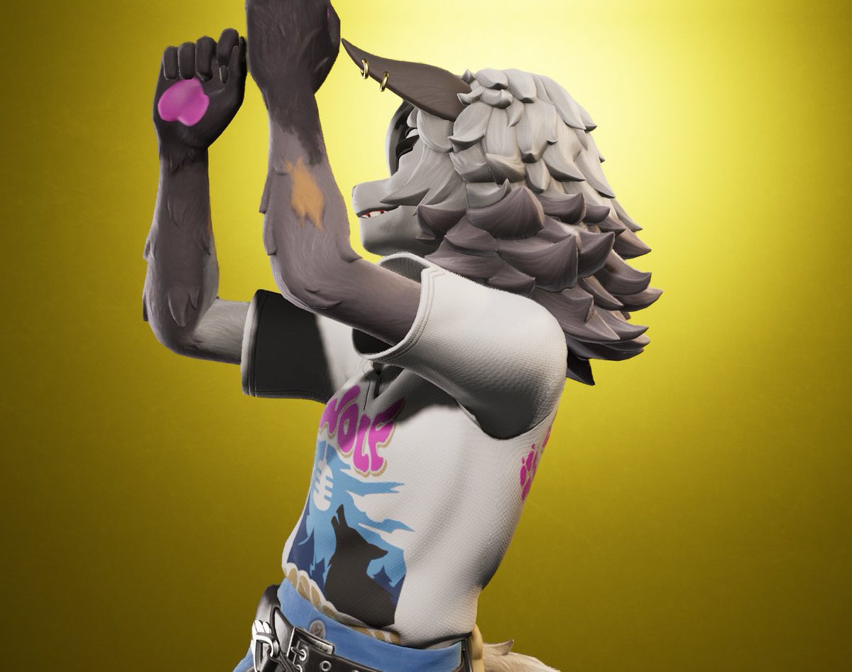 TrulyWolfie_FN's tweet photo. Just some random vibes today ~💛~ (2/2)
#wolfie #fortnite #fortography #fortographystudio #furry https://t.co/nUjMF5gptL
