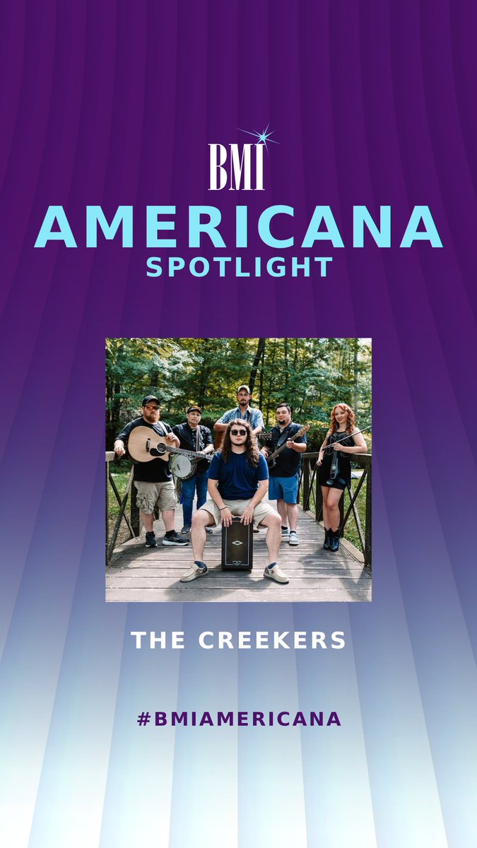 bmi's tweet photo. Check out our BMI Americana Spotlight page featuring a curated playlist, featured news &amp; events and our #BMIFamily The Creekers! 🎶✨ Visit https://t.co/55WUyR0OyX to explore. #BMIAmericana https://t.co/LtdQ2cYEI2