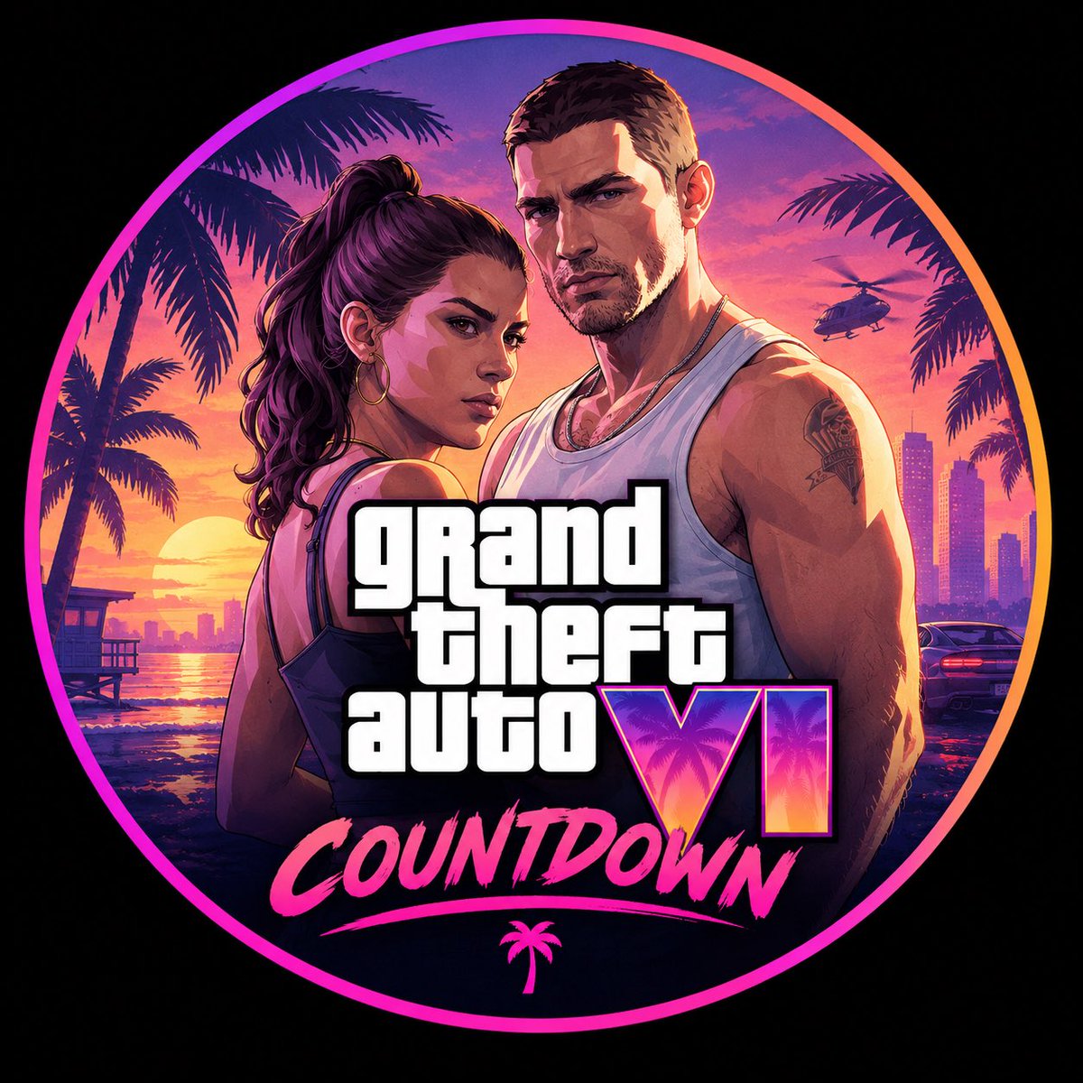 thegamingos's tweet photo. Hey @gta6countdown26 

I have ChatGPT Plus, so I created a new avatar for you. Maybe you’ll like it and want to update it! https://t.co/tPsKbQ8oCY