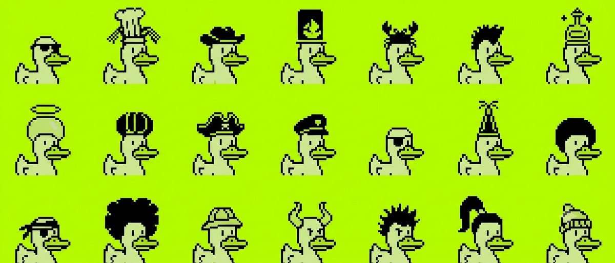 hooduckr's tweet photo. 🦆 Welcome to Duckhood.

4,444 pixel duck are making their way to @RobinhoodApp 

🦆 Supply: 4,444
- Mint: free/0.000044 ETH
📅 Date: today

Drop your Robinhood address below 
The hood might be watching https://t.co/Uezj37zopv