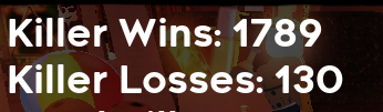 imHaunted0_o's tweet photo. @Forsakencov granted I had killer disabled for my first few days of playtime, but it's always been pos since i started, only hit 100 losses at like a little after 1k wins https://t.co/0qc4Ofn441