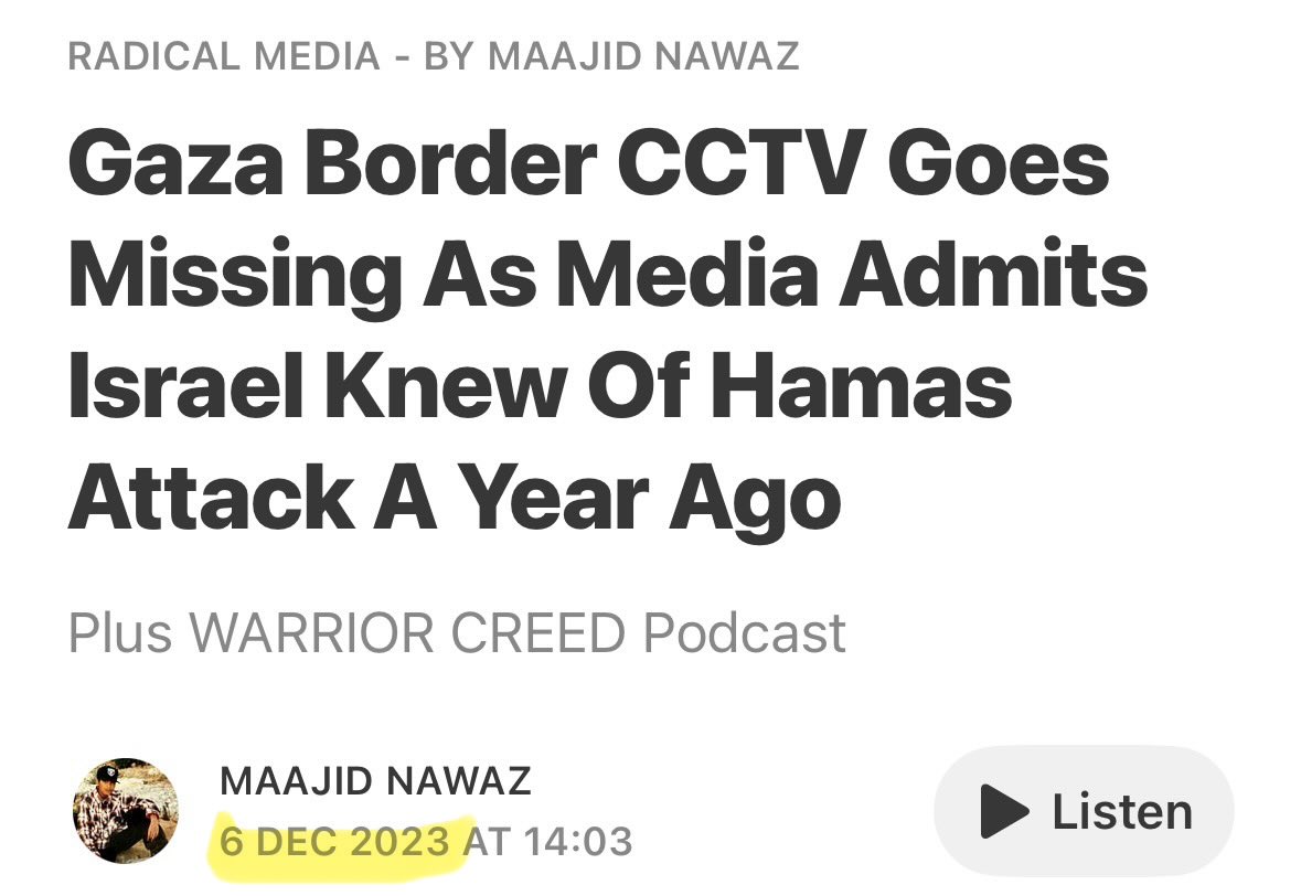 MaajidNawaz's tweet photo. We said this 2 months after the Oct 7th terror attacks.
The Shadow Knows.
https://t.co/qXmHEXC46t https://t.co/ivl3fHRRL3