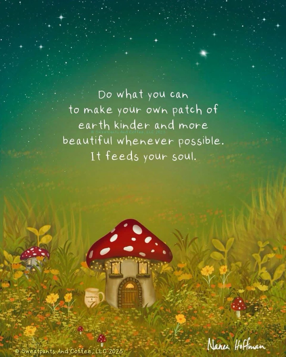 SweatpantsCafe's tweet photo. Start wherever you are, and try not to worry about things beyond your reach. ♥️ ~ Nanea https://t.co/bgNvMhJipl
