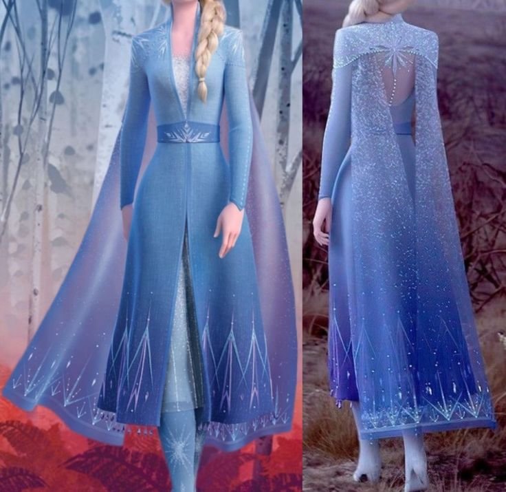 NokkRiderElsa's tweet photo. The details on Elsa’s Frozen 2 dress are actually so underrated. https://t.co/SfMwmxorfE