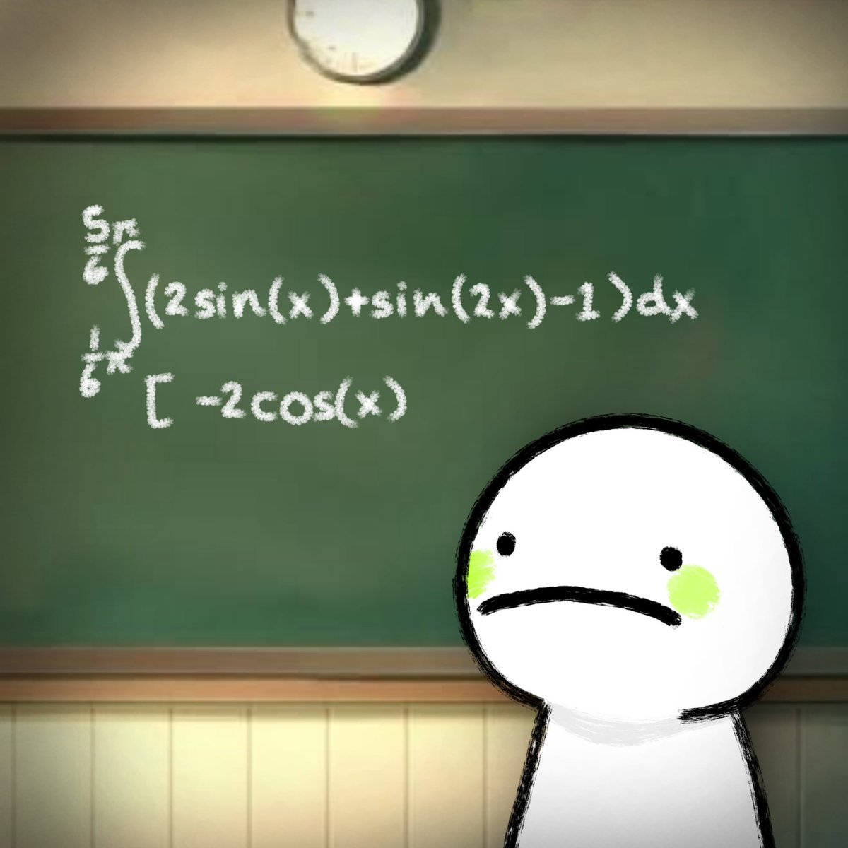 sunnysiidesUP's tweet photo. Oh no Dream got called to the front of the class but he’s stupid :( 😿 #dreamfanart https://t.co/UJwCAzurt5