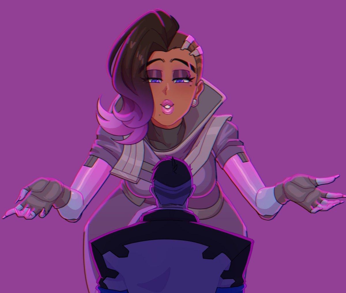 Thtawesomeegg67's tweet photo. โYou look lonely, I can fix thatโฆโ #sigma #sombra #gravityhacker #overwatch https://t.co/o0NcYgmYC9