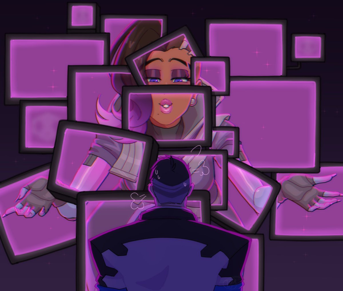 Thtawesomeegg67's tweet photo. โYou look lonely, I can fix thatโฆโ #sigma #sombra #gravityhacker #overwatch https://t.co/o0NcYgmYC9