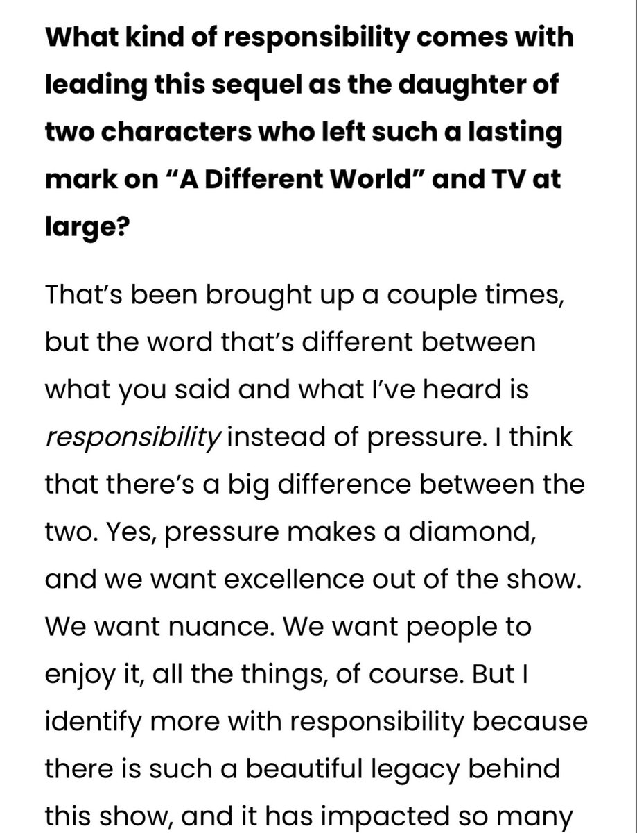 IAMNJERA's tweet photo. The show really does a great job of letting Amir exist as himself and not making his sexuality a focal point.

+ love that Jordan referenced me asking about the “responsibility” of stepping into these roles in the sequel vs. “pressure.” #ADifferentWorld 
https://t.co/Z4YrhvIvvZ https://t.co/4CkBvVZolL