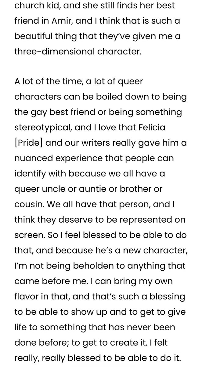 IAMNJERA's tweet photo. The show really does a great job of letting Amir exist as himself and not making his sexuality a focal point.

+ love that Jordan referenced me asking about the “responsibility” of stepping into these roles in the sequel vs. “pressure.” #ADifferentWorld 
https://t.co/Z4YrhvIvvZ https://t.co/4CkBvVZolL