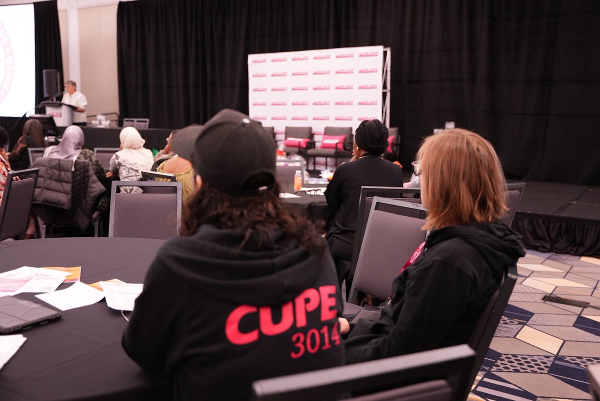 CUPEOntario's tweet photo. That’s a wrap on the Health Care Workers Coordinating Committee Conference! 🏥✊🏾

Over the past few days, CUPE health care workers from across Ontario came together to connect, learn, strategize and build the collective power we need to defend public health care.

We’re leaving this conference stronger, more united and ready to keep fighting for health care workers, our patients and the public services our communities depend on. 📢