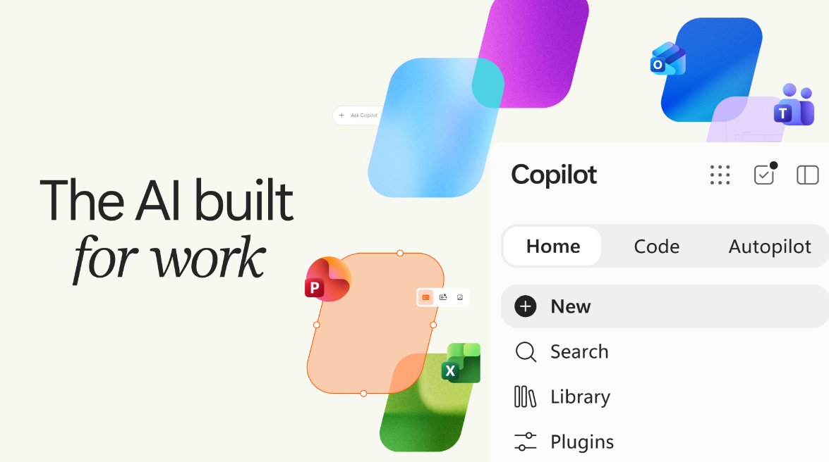 debrazehdee's tweet photo. Microsoft dropping the biggest Copilot update yet — new Home, Code, and Autopilot features. Calling it the “new OS for work.” $MSFT popping 3-4% on it and dragging the S&P with it. Feels like they’re actually trying to make this thing useful for regular office people instead of just another chatbot.