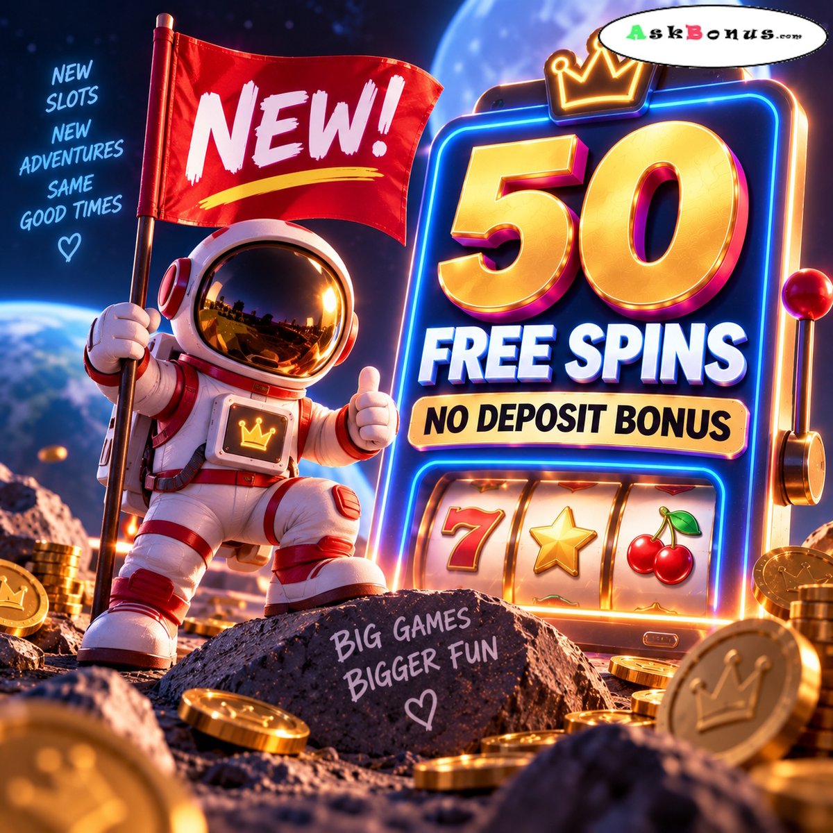 AskBonus_com's tweet photo. A free shot at the reels sounds pretty good 🔥
NeedForSlots Casino No Deposit Deal
Pick up 50 Free Spins and turn your signup into real play
👉 https://t.co/OCrYIgwL6p 
#OnlineCasino #BONUS https://t.co/gINuHt8JLz
