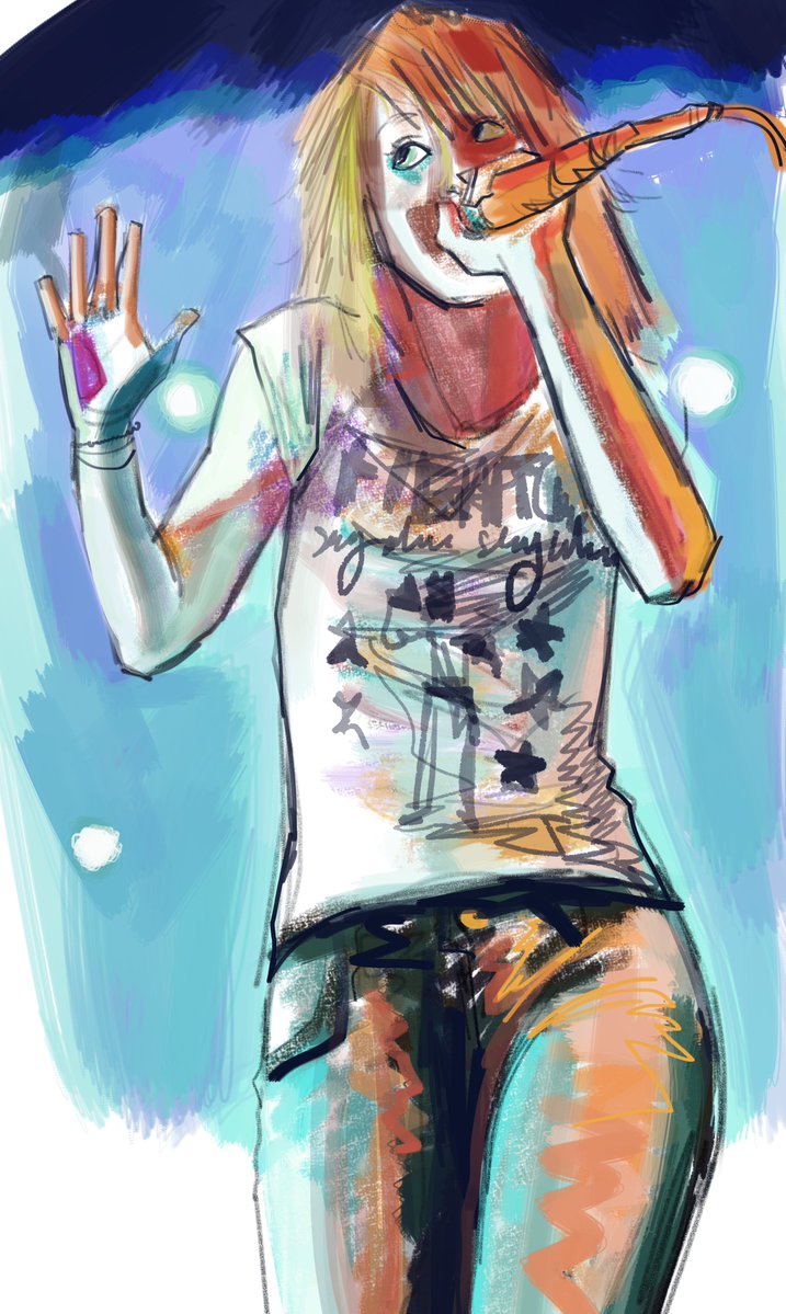 caandlelit's tweet photo. hayley williams color study thanks miss williams https://t.co/D2YSmTFpJq