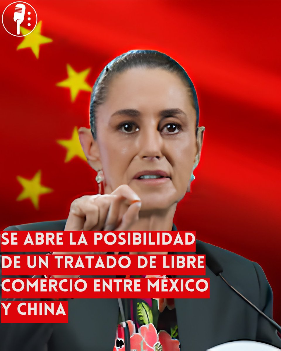 YosoyPedrero's tweet photo. 🚨 OJO: SE ABRE LA POSIBILIDAD DE UN TRATADO DE LIBRE COMERCIO ENTRE MÉXICO Y CHINA; SHEINBAUM VIAJARÁ A BEIJING EN NOVIEMBRE

La próxima visita de la presidenta Claudia Sheinbaum a China ha generado especulaciones sobre un posible acercamiento comercial entre ambos países. La mandataria confirmó que viajará en noviembre para participar en la cumbre de APEC y recibir la estafeta para que México organice el foro en 2028.

Sin embargo, hasta ahora no existe una confirmación oficial de que México y China estén negociando un Tratado de Libre Comercio. De hecho, en julio pasado, el secretario de Economía, Marcelo Ebrard, afirmó que México no contemplaba en ese momento iniciar nuevos tratados de libre comercio, incluido uno con China.

México y China sí mantienen una relación comercial importante y han sostenido conversaciones económicas en medio de las tensiones arancelarias. China es el segundo socio comercial de México, mientras ambos gobiernos han buscado mantener abiertos los canales de diálogo.

La reunión de Sheinbaum con autoridades chinas podría abrir nuevas oportunidades de comercio, inversión y cooperación económica, aunque vincular directamente la visita con una posible incorporación de México a los BRICS sería, por ahora, una interpretación política y no un hecho confirmado.