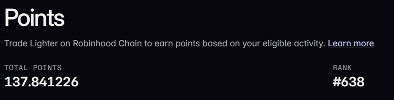 ggolfchain's tweet photo. @RobinhoodApp x @Lighter_xyz campaign

Week 6: 90,000 points distributed.

From 97.61 pts to 137.84.

Volume last week for 30ish pts = 270k
Volume this week for 40ish pts = 230k

Do not spam volume, trade smart.

Join: https://t.co/bF5VQNgzT8 https://t.co/UKPlSmghM5