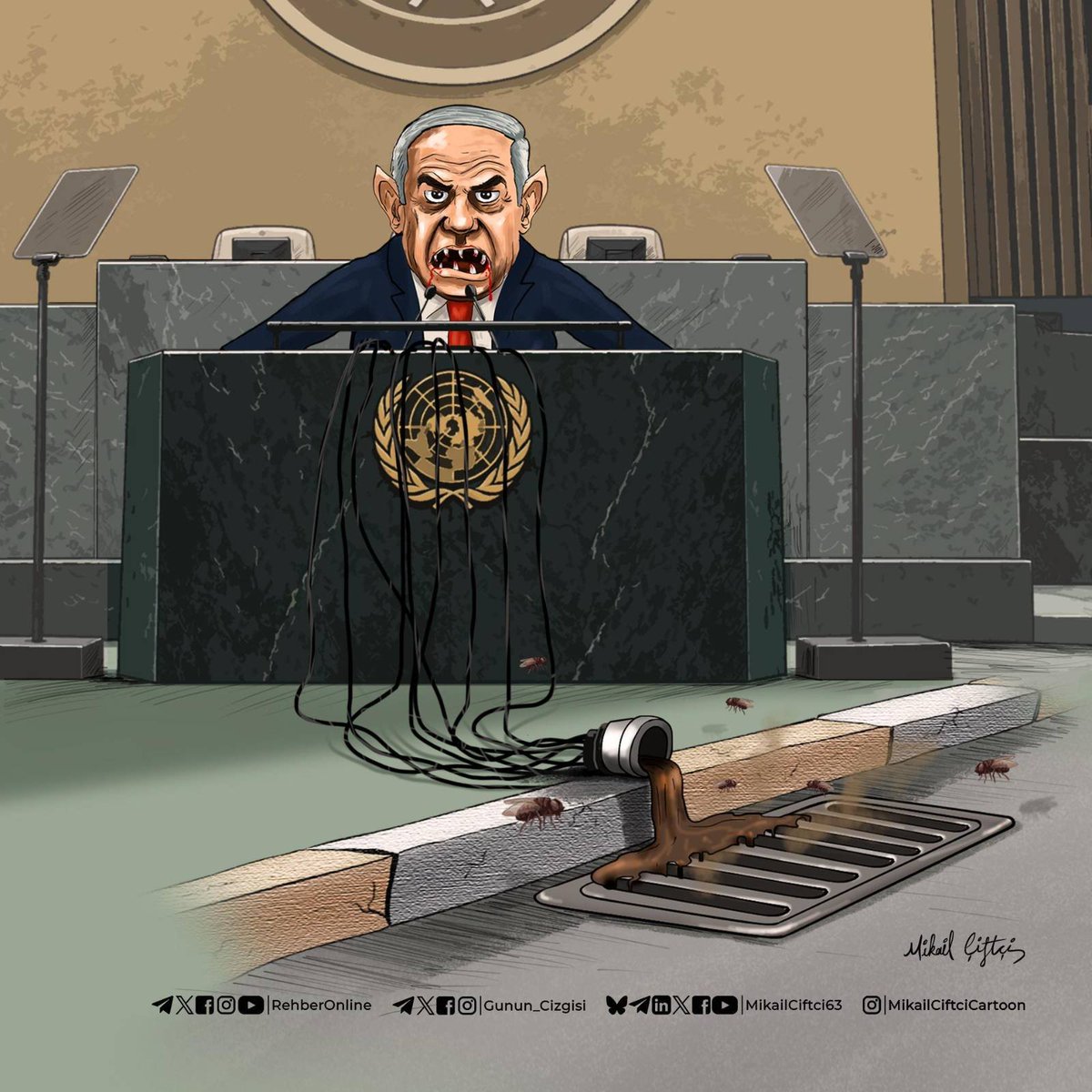 mikailciftci63's tweet photo. #BM #Netanyahu #UN https://t.co/ByUfu9yUMh