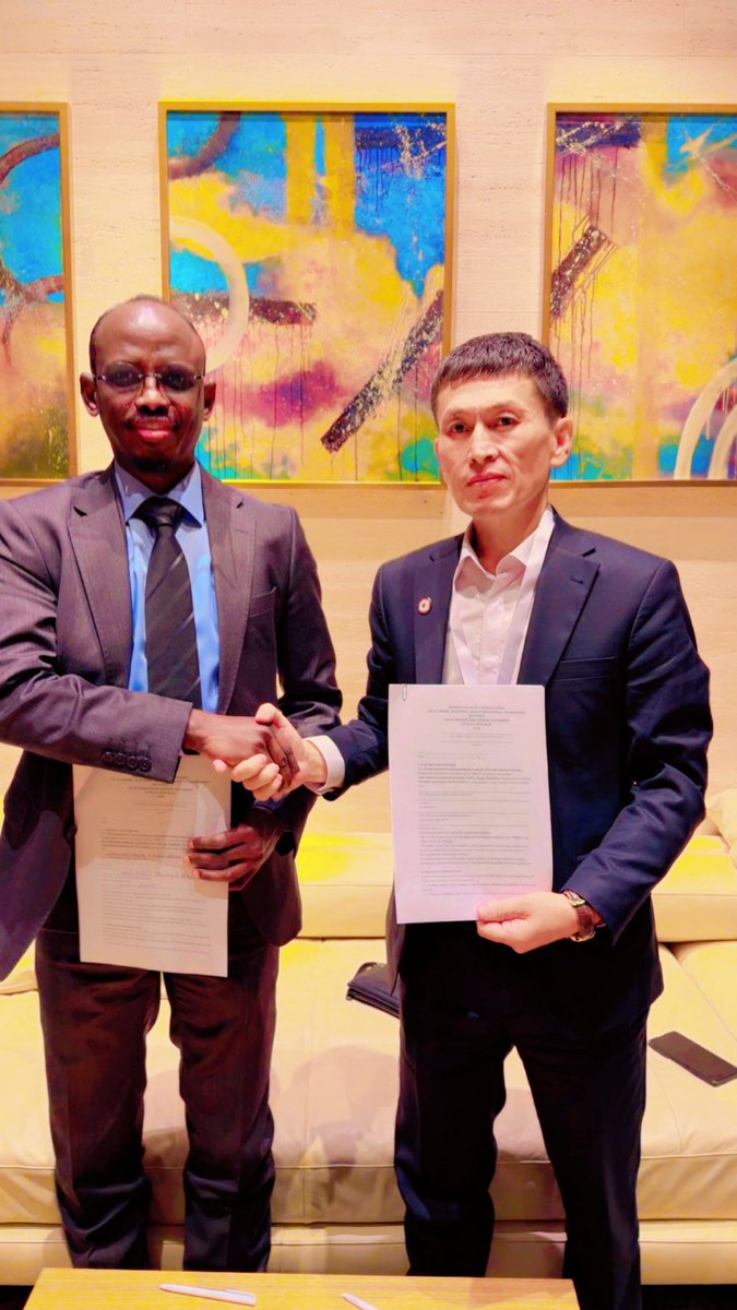 AbdifetahRabi's tweet photo. Today marks an important milestone: the signing of a Memorandum of Understanding with Assoc. Prof. Rufat Azizov, Rector of Azerbaijan State Oil and Industry University (ASOIU), and The second was signed with Rector Talantbek Kanatbekovich Narymbetov of Jalal-Abad International University (JAIU), Kyrgyz Republic. in Baku.

The agreements was concluded at the Baku Marriott Hotel during the UI GreenMetric Sustainable University Rankings 2026 Results and Awards Ceremony — a global occasion that recognizes universities for their work in sustainability, environmental stewardship, and green campus development.

This partnership will support deeper academic cooperation, joint research, and coordinated action toward a more sustainable future for higher education.
I extend my appreciation to Rector Azizov and the ASOIU community for their warm hospitality and for hosting this distinguished international gathering.

#UIGreenMetric #ASOIU #Sustainability #HigherEducation #GreenCampus #Baku #MoU