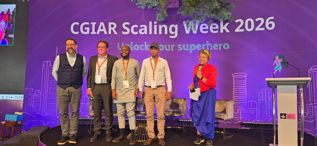 Taat_Africa's tweet photo. 🌉 Bridging the gap: Research meets finance at #ScalingWeek2026 in Nairobi!
At the "From Innovation to Investment" session, @CGIAR & IFIs explored aligning proven agricultural solutions with country priorities & development-finance pipelines.
Key takeaways: 
🔹 Early Engagement: Technical teams must join at project identification/country strategy stages to align with government demand before funding is set. 
🔹 Investability Criteria: Beyond tech efficacy, solutions need financial viability, cost-effectiveness, social inclusion (gender/youth), and clear delivery pathways. 
🔹 Beyond Science: Value lies in technical assistance, capacity building, and knowledge curation (e.g., tech e-catalogues & co-design missions). 
🔹 Real-World Impact: Practical models like climate adaptation in the Zambezi Basin & national livestock initiatives show the way forward.
🌍🌾Linking research mechanisms with financial architecture is key to scaling sustainable transformation! 
#ScalingForImpact #InnovationToInvestment #ImpactAtScale #AgriculturalTransformation #IFIs

@AfDB_Group @Groupe_AfDB @AfDBPresident
@gatesfoundation @GatesAfrica @CgiarFarming
@IITA_CGIAR @ICARDA @CIMMYT @IWMI_ @WorldBankGroup @WorldBankAfrica @AGRA_Africa
@afaasinfo @ReutersAfrica @ScienceAlly
@ippcnews @AFP @ReutersWorld @_AfricanUnion
@ADB_HQ @isdb_group @jica_direct_en @IFAD 
@giz_gmbh @mfregene77 @InnocentMus
@EnockChikava @CGIAR_EMD @TJKrupnik @BVanlauwe @NamukoloC @sagizaw_TAAT
@RachelMulangala