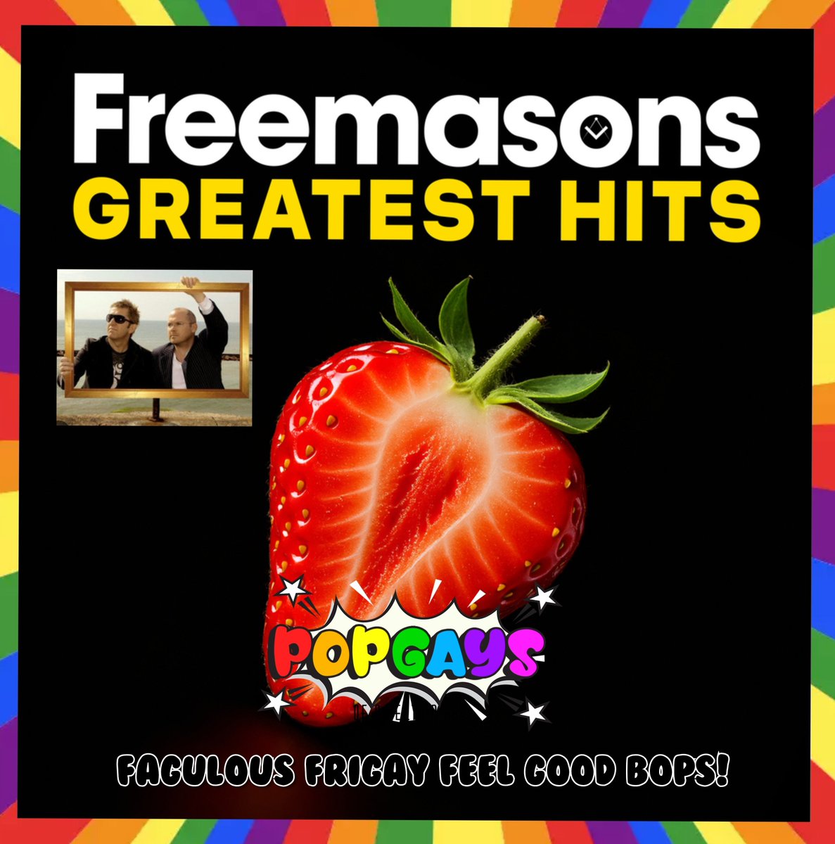 PopGays's tweet photo. Our #FFFGB this week is an entire collection of FFFGB's from the @freemasonsmusic 
We would ❤️ to have you on the @PopGays pod for a chat!
https://t.co/kmm5vOmgMx https://t.co/1enSFFxyvB