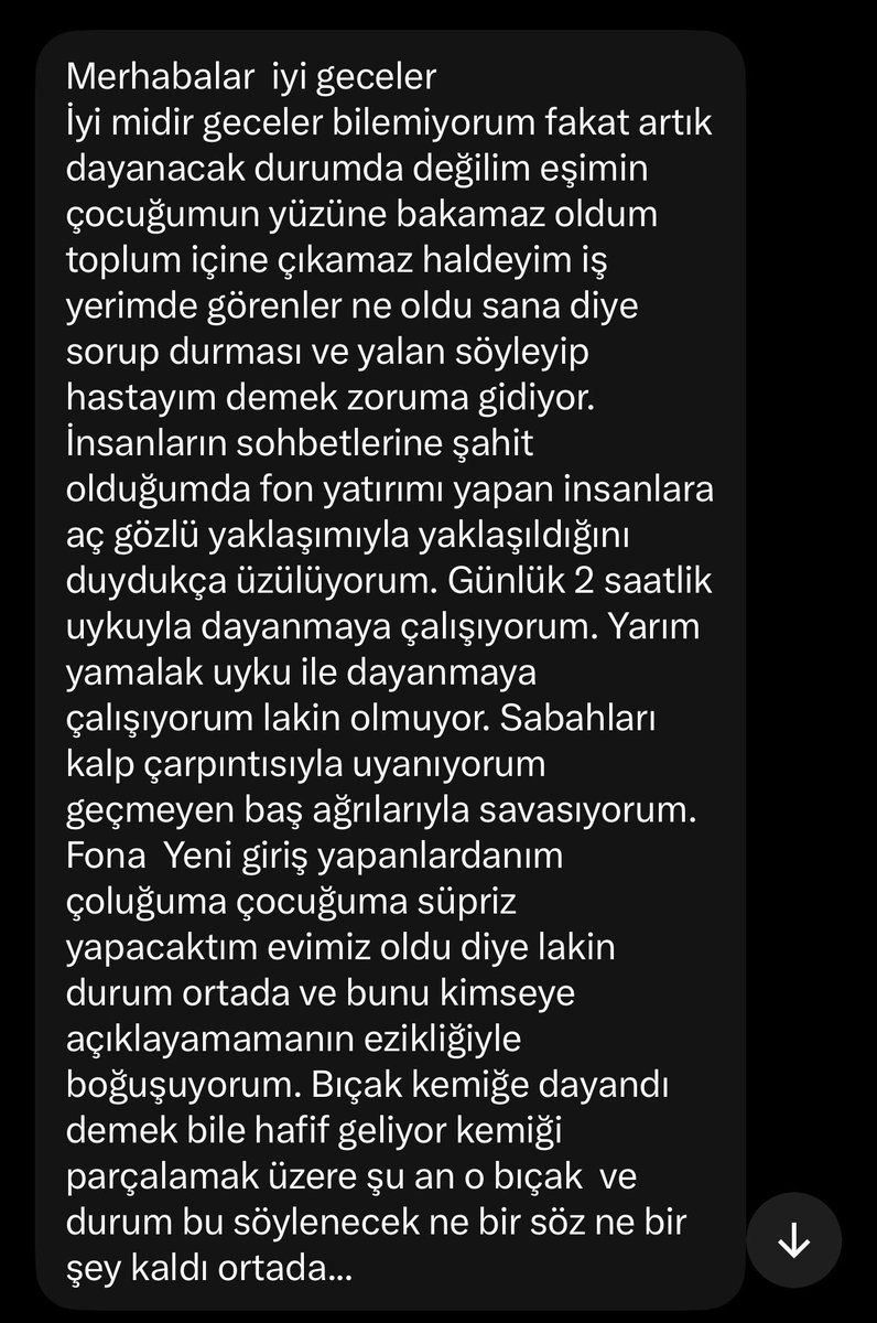 ohizirbey's tweet photo. Bir takipçimden gelen mesaj :

İnsanlar ailelerin yüzüne bakamaz oldu

Bu fon sorununu derhal çözün ‼️ 

vatandaşın parasının en kısa zamanda  ödenmesi gerekiyor

Süreci yakından takip ediyorum takipte kalın  

Sizin düşünceniz nedir ?

#TP2 #TLY #THF #TERA #TMV #PBR 
#FonMağduriyetiSonBulsun #PBR #teraportföy #PusulaPortföy