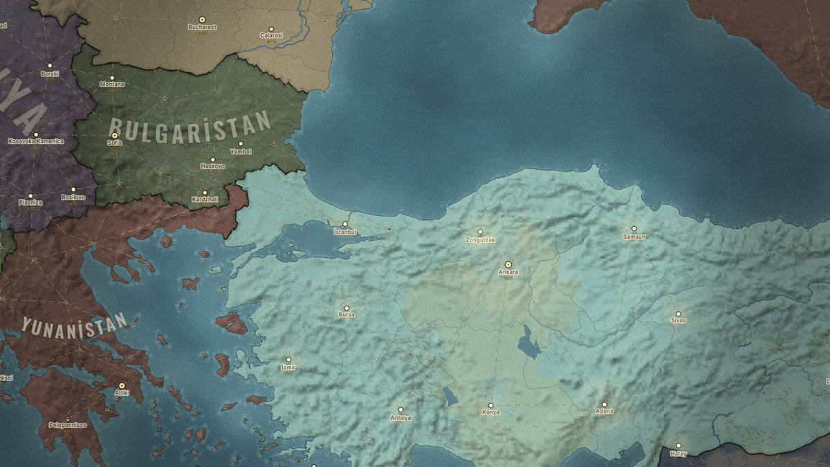 wardicted's tweet photo. @oldbutgamer Biz de kendi HOI4'ümüzü yaparız o zaman. (Arayüz, menüler, ve birlikler hâlâ geliştirme aşamasında. Bittiğinde bambaşka olacak.) https://t.co/PVsrPz7kKh
