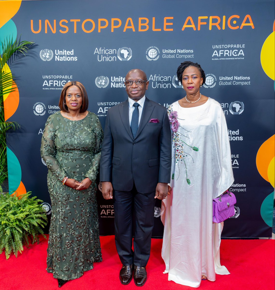 Ladyfatimabio's tweet photo. During the Unstoppable Africa Dinner at the UNGA81, we had the honour of celebrating an extraordinary woman and global champion for women’s leadership, Madam Amina J. Mohammed, Deputy Secretary-General of the United Nations.

It was a truly special evening, as speaker after speaker shared powerful stories of her remarkable journey, her courage, her wisdom, and her unwavering commitment to advancing women and girls around the world.

Her life and leadership remind us that when women rise, they create pathways for generations to come. Madam Amina has not only opened doors for women in leadership; she has helped transform the conversation about what is possible for women across Africa and the world.

It was a privilege to celebrate a woman whose impact transcends borders and whose legacy will continue to inspire generations.

FMB