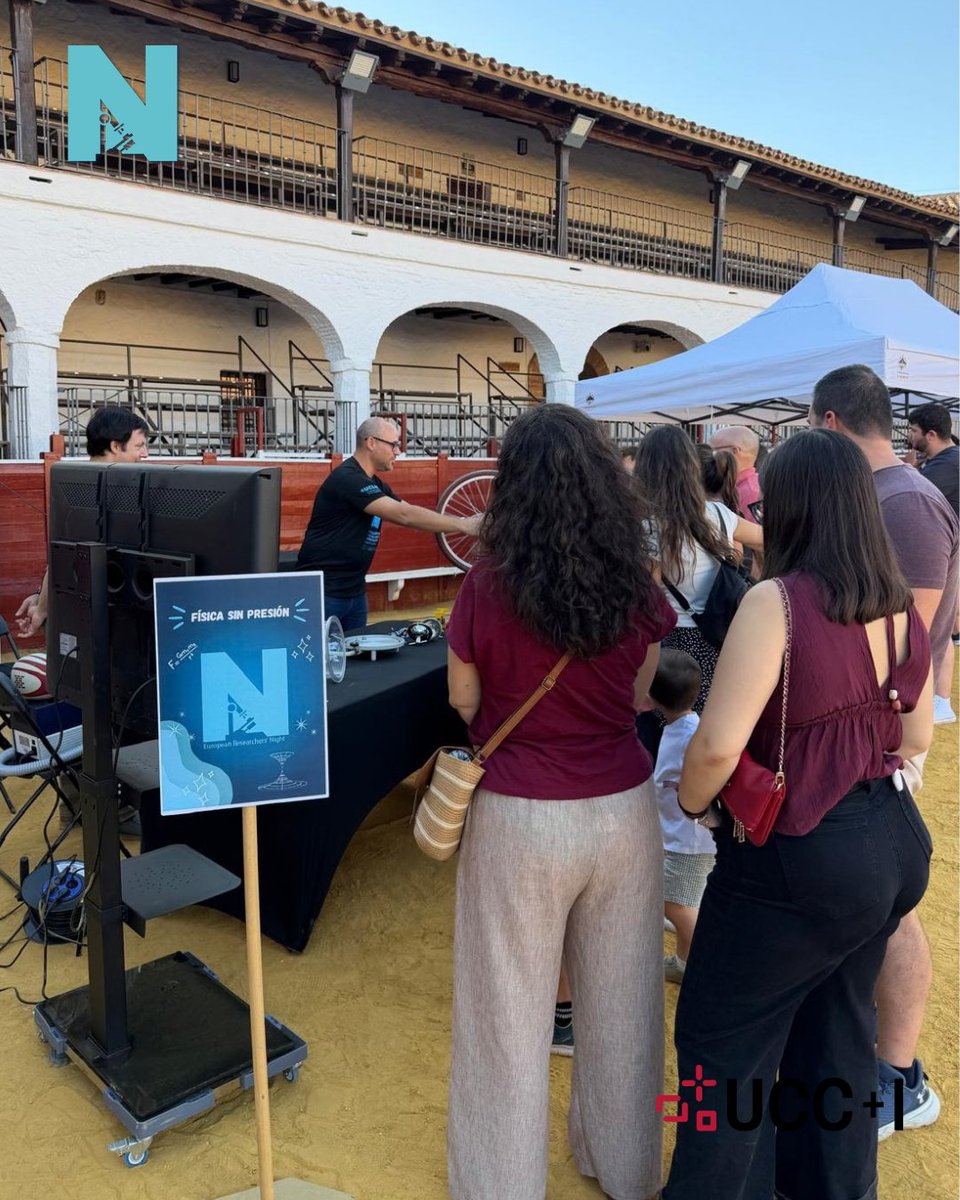 UCLMdivulga's tweet photo. ¡Tarde repleta de actividades de 'La Noche de los Investigadores e Investigadoras' en la Plaza de Toros de #Almadén! 👏

¡La #ciencia sale a la calle! 🔬

#G9EU4RESEARCH #EuropeanResearchersNight #NightSpain #MSCA #HorizonEU
@REA_research
@uni_g9 https://t.co/pVK2e3pbpl