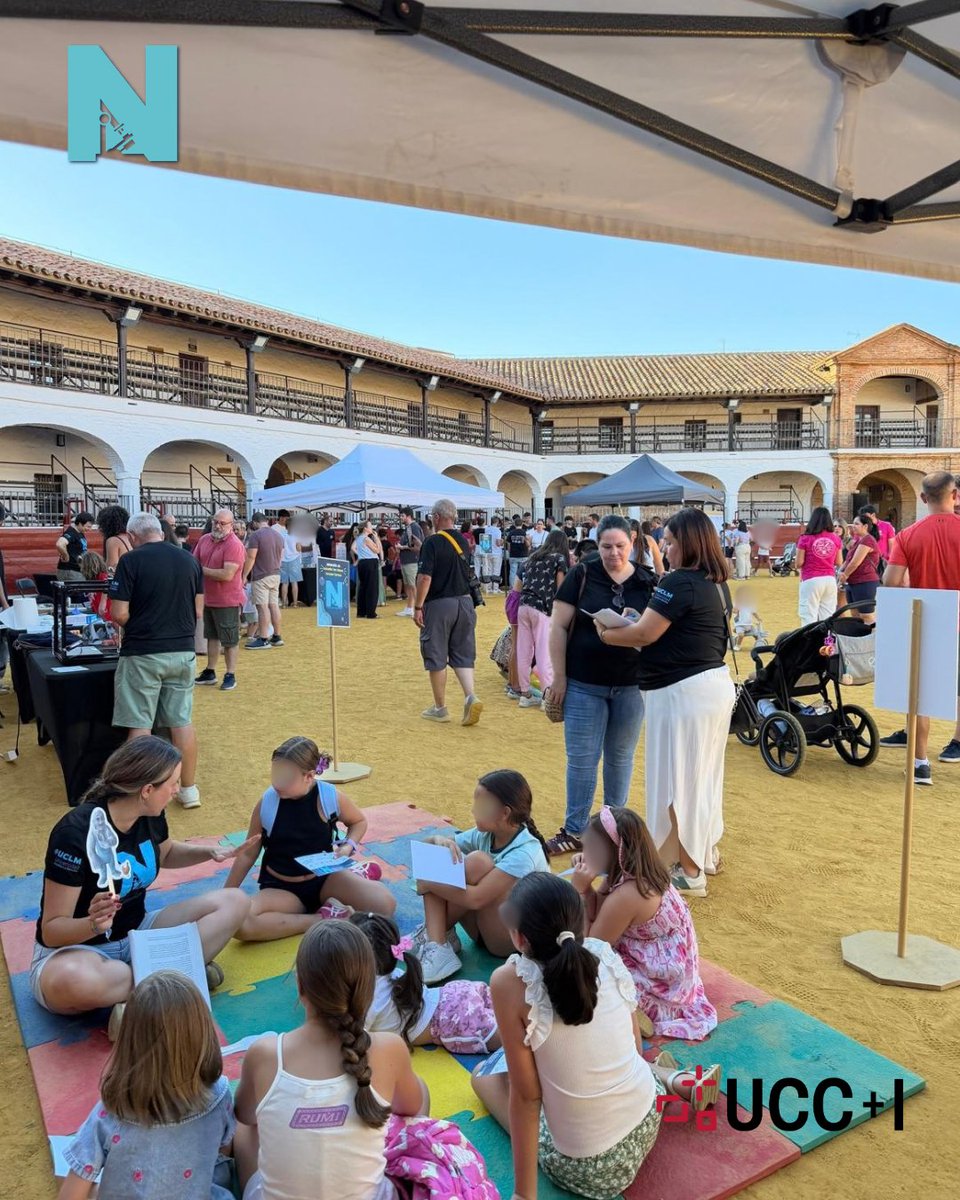 UCLMdivulga's tweet photo. ¡Tarde repleta de actividades de 'La Noche de los Investigadores e Investigadoras' en la Plaza de Toros de #Almadén! 👏

¡La #ciencia sale a la calle! 🔬

#G9EU4RESEARCH #EuropeanResearchersNight #NightSpain #MSCA #HorizonEU
@REA_research
@uni_g9 https://t.co/pVK2e3pbpl