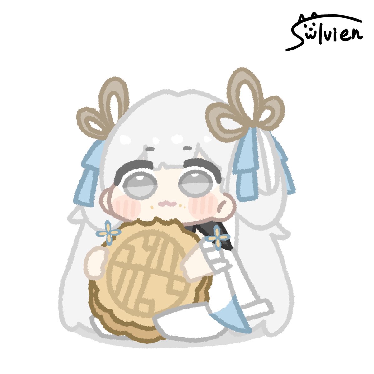 swlvien_illus's tweet photo. #WutheringWaves #鳴潮 #Jinhsi #今汐
Munching on a mooncake🥮😋 https://t.co/KFaGRbHCV8