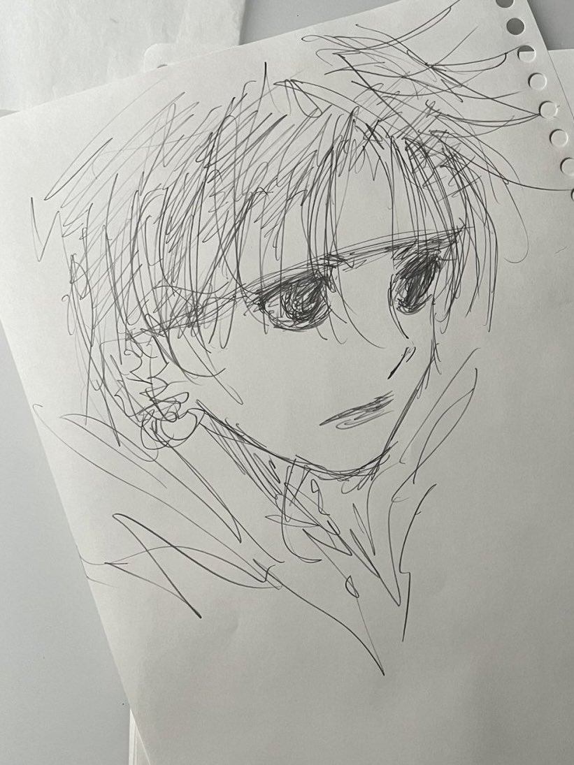 kuroxkura's tweet photo. togashi draws chrollo two ways: ethereal shoujo prince and his fursona https://t.co/29CnycjywV
