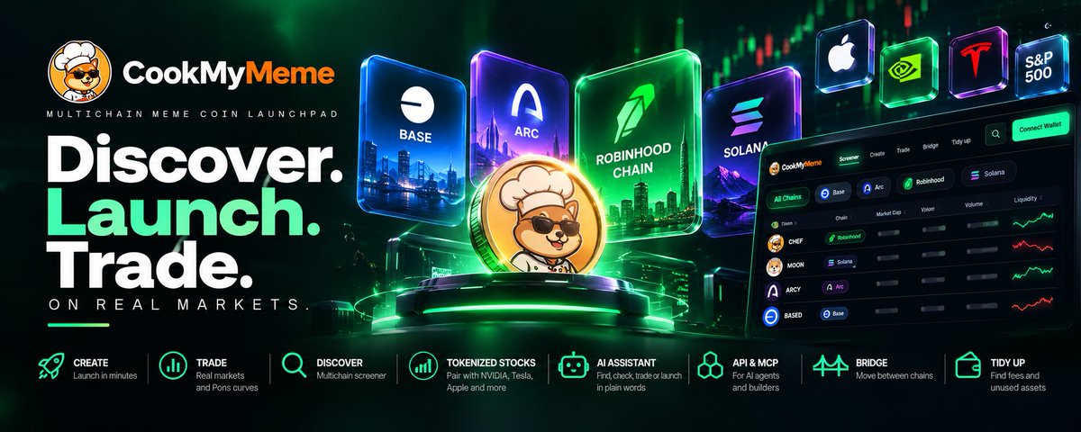 We built CookMyMeme to make launching and exploring onchain markets simpler